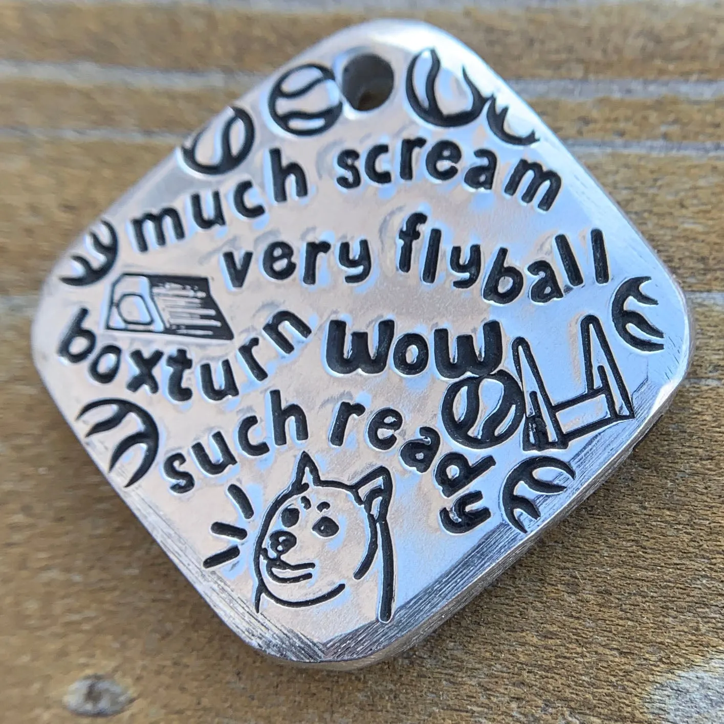 1.25" aluminum - flyball doge
