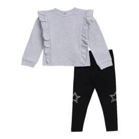 2PC Silver Star Legging Set