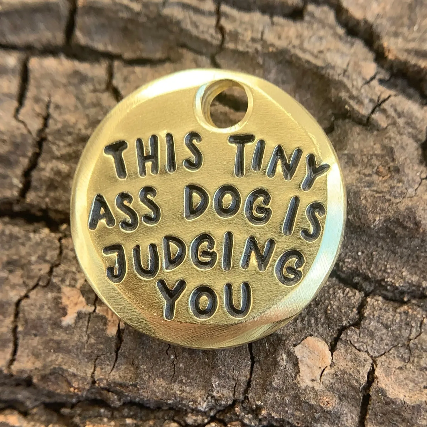 .75" brass - tiny and judgy