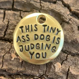 .75" brass - tiny and judgy