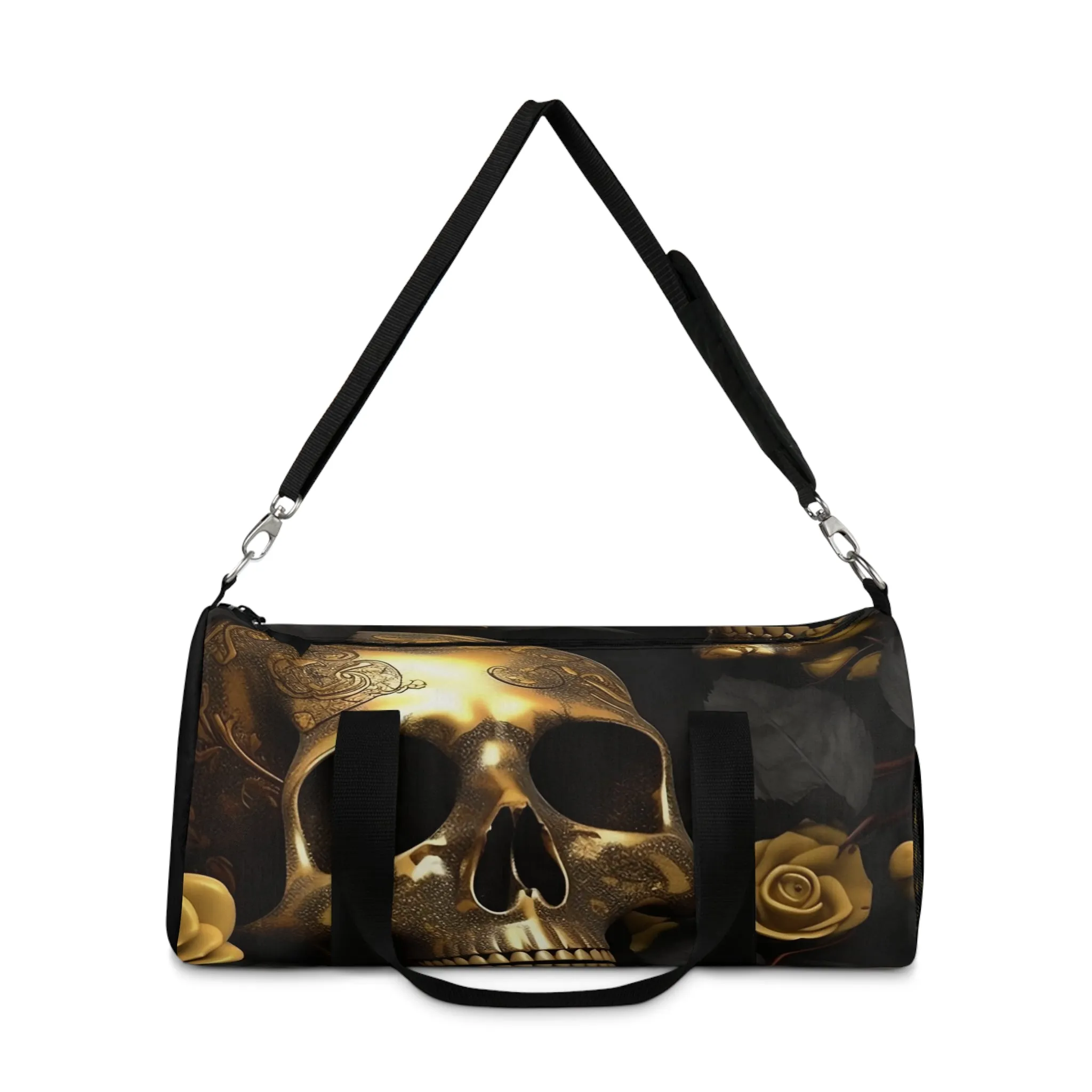 A Who Dares Wins ID Gothic Skulls & Roses  Duffel Bag