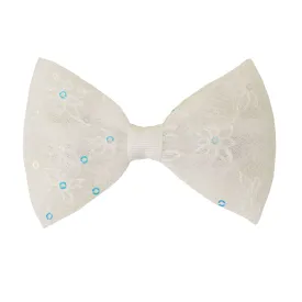 Accessorize London Girls Lace Bow Barrette Clip