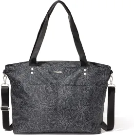 Baggallini Carryall Laptop Tote-Medium 12x19 Inch Travel Crossbody Shoulder Bag