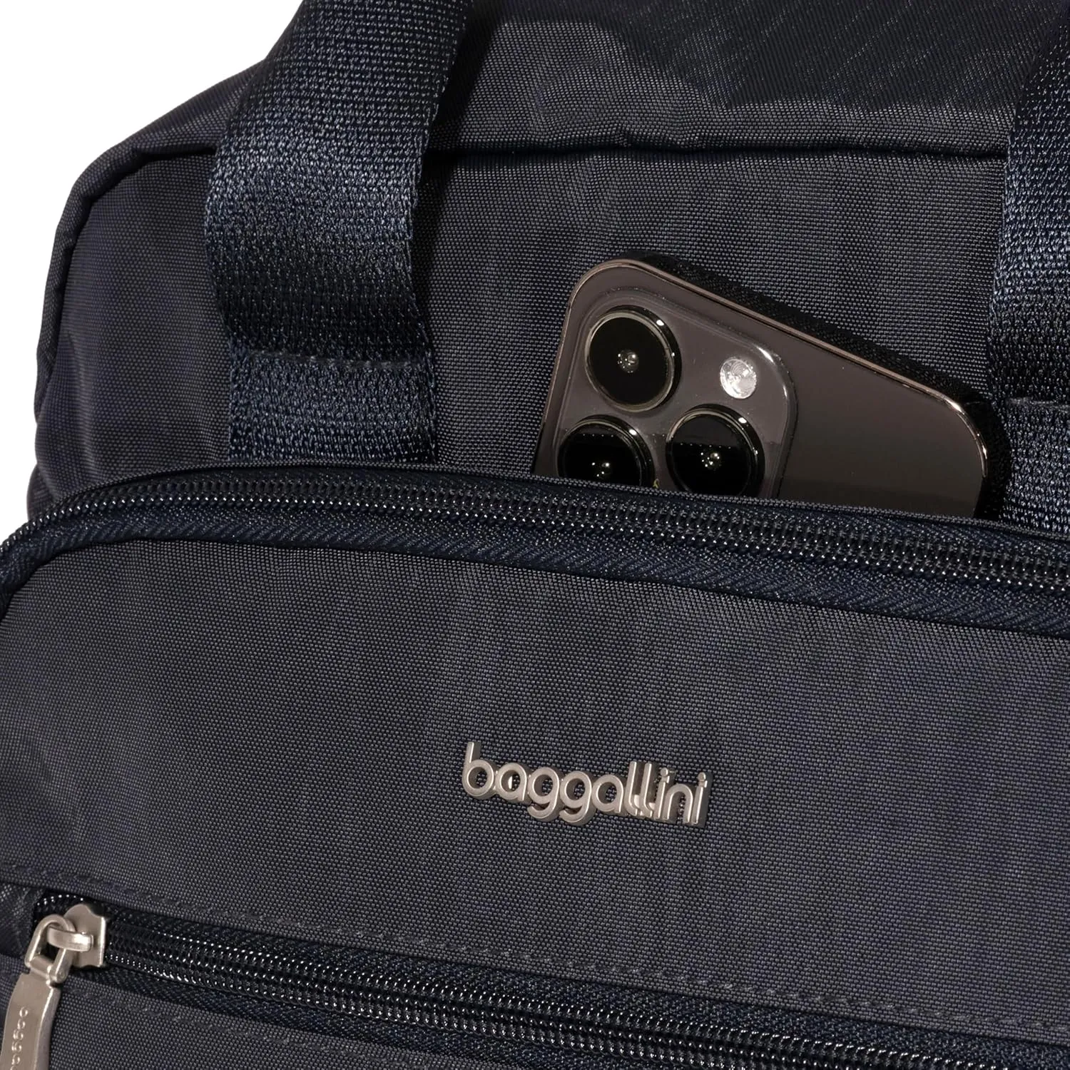 Baggallini Commuter Laptop Lightweight 15x11 Travel Backpack W/RFID & Luggage Sleeve