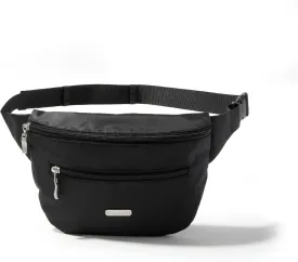 Baggallini Essential Belt Bag-9x6 Crossbody Fanny Waist Pack W/RFID & Adjustable Strap