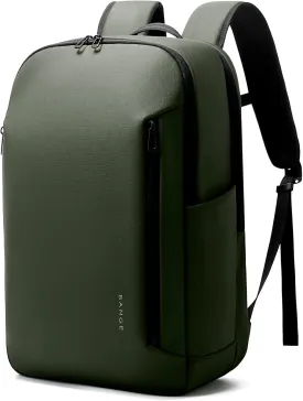 BANGE Durable Business Smart Backpack for Men and Womencan holds 15.6 Inches Laptop Backpack, Waterproof Commute Work Travel Backpack, Flight Carry-On (green)