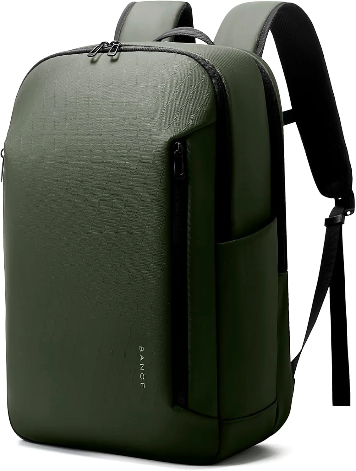BANGE Durable Business Smart Backpack for Men and Womencan holds 15.6 Inches Laptop Backpack, Waterproof Commute Work Travel Backpack, Flight Carry-On (green)