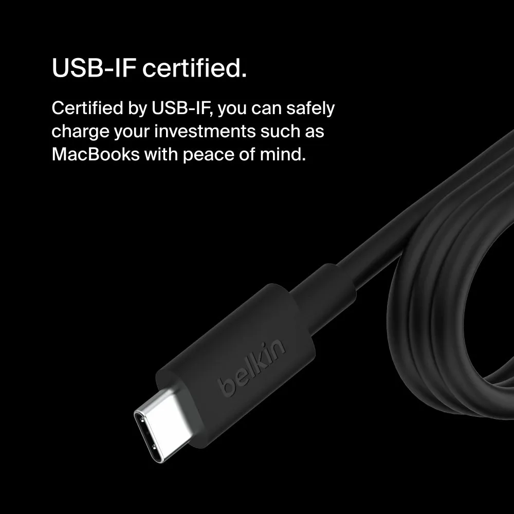 BELKIN Laptop Charger 100W USBC Gan Black