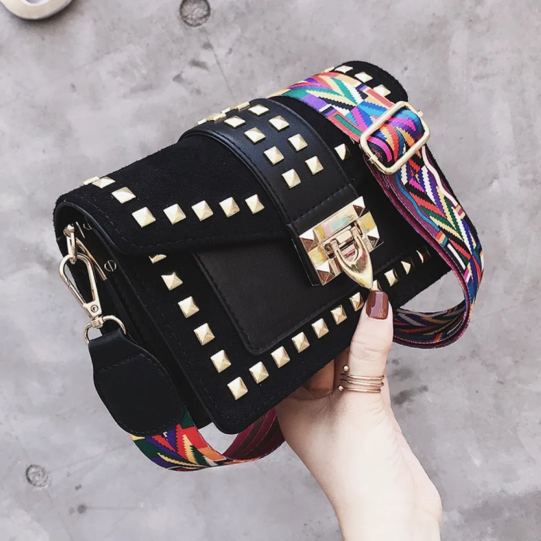 Betty Shoulder Bag - Velvet Finish