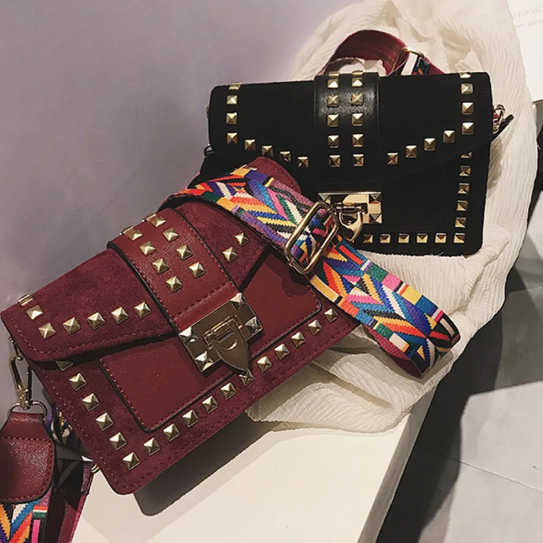 Betty Shoulder Bag - Velvet Finish