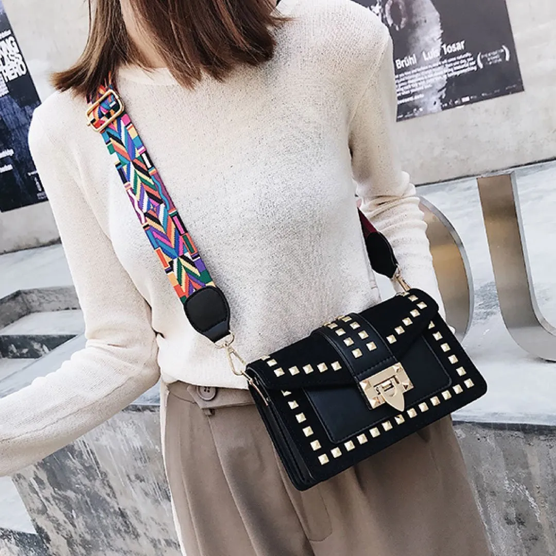 Betty Shoulder Bag - Velvet Finish