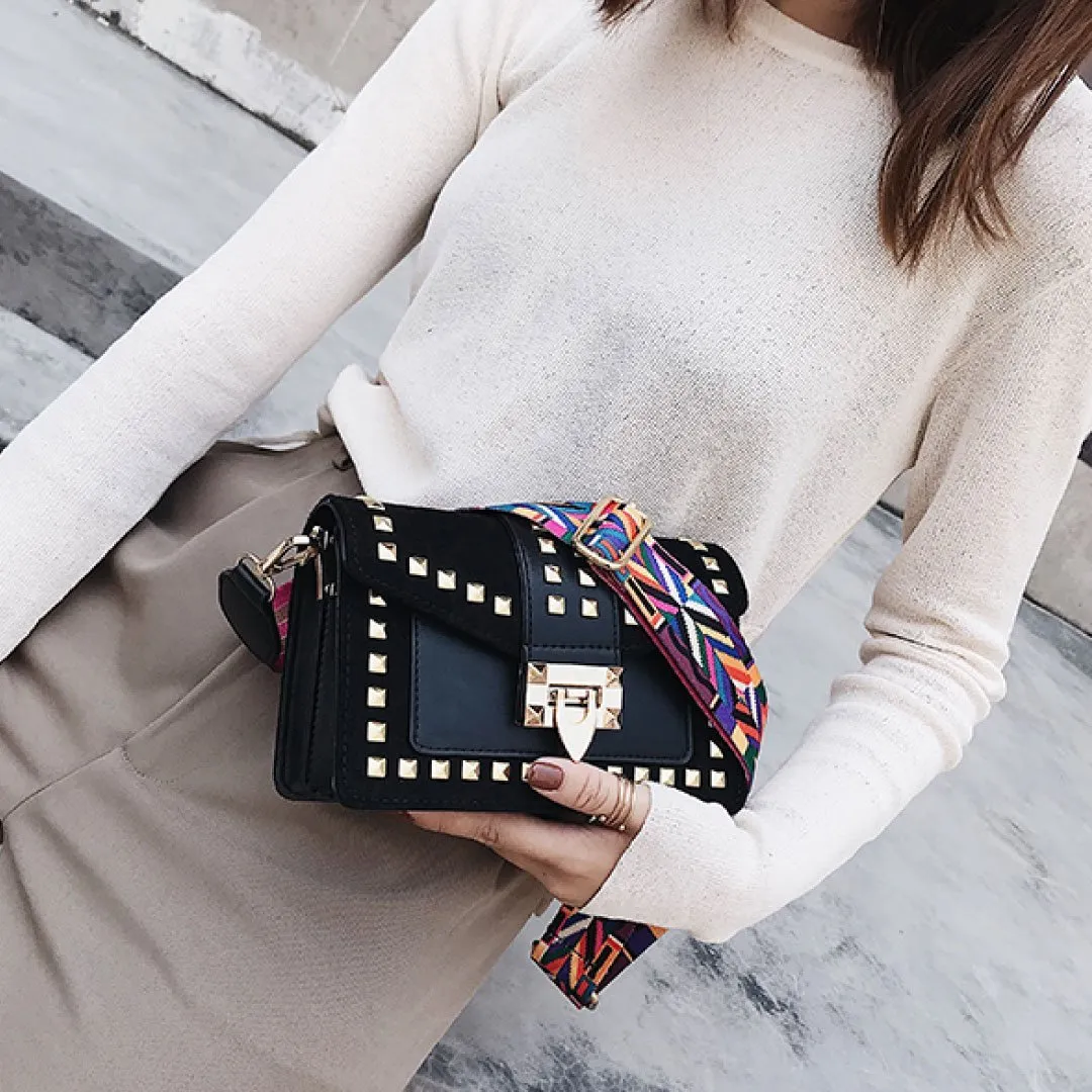 Betty Shoulder Bag - Velvet Finish