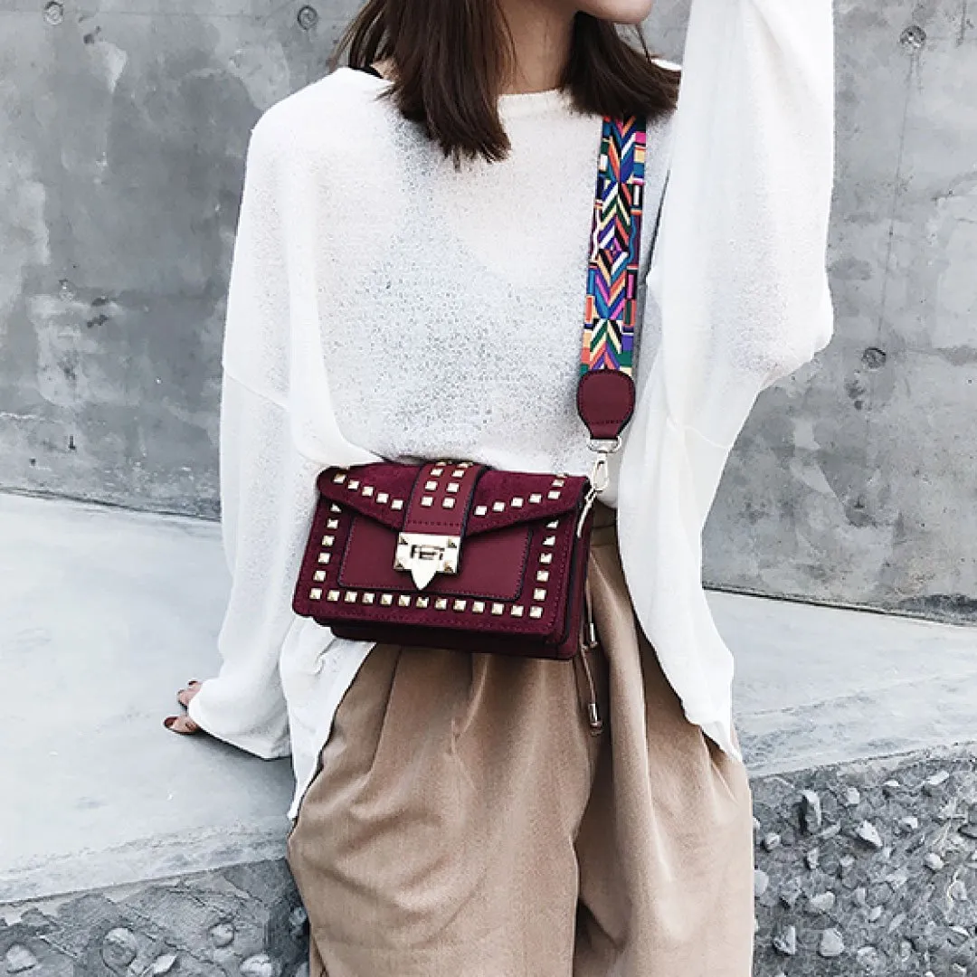 Betty Shoulder Bag - Velvet Finish