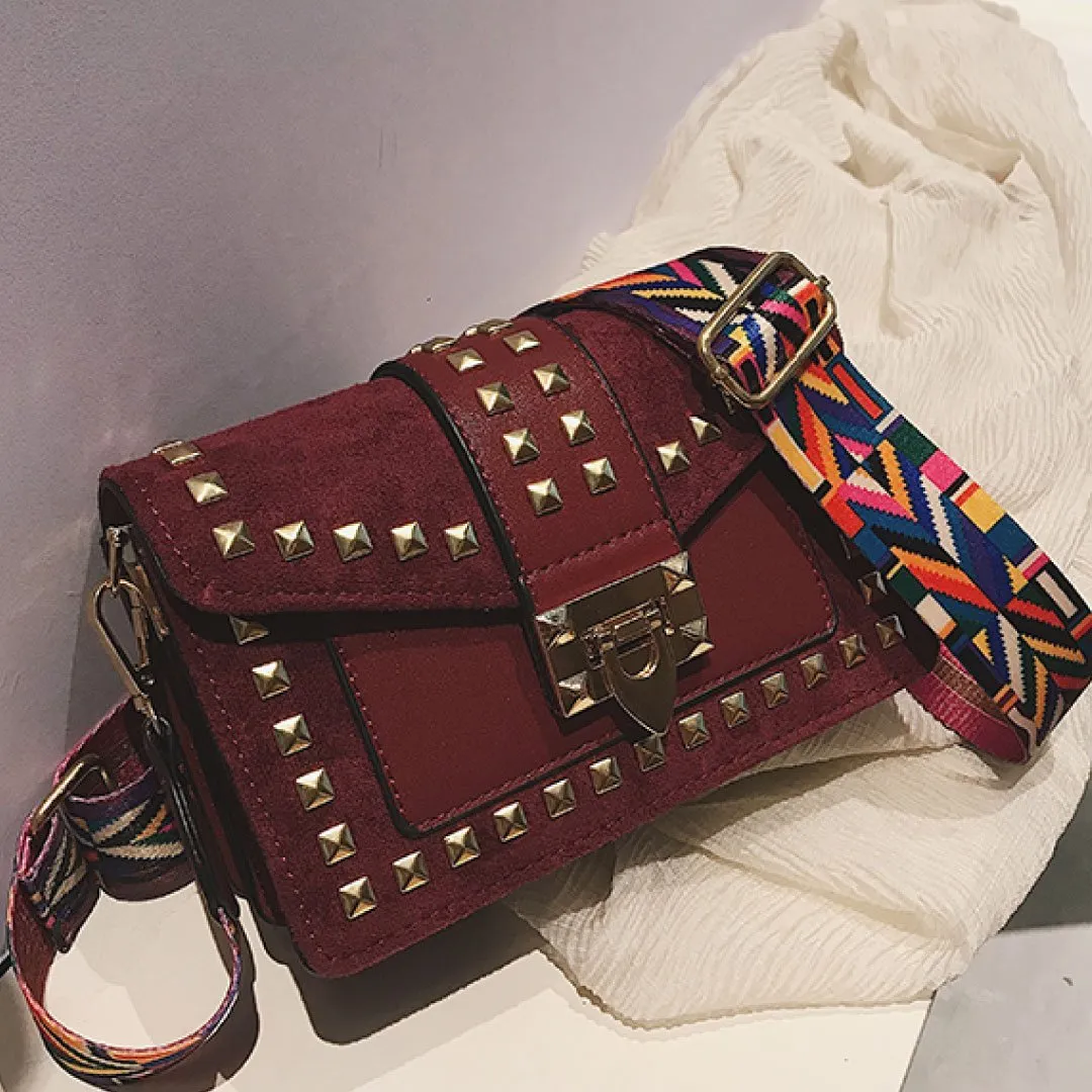 Betty Shoulder Bag - Velvet Finish