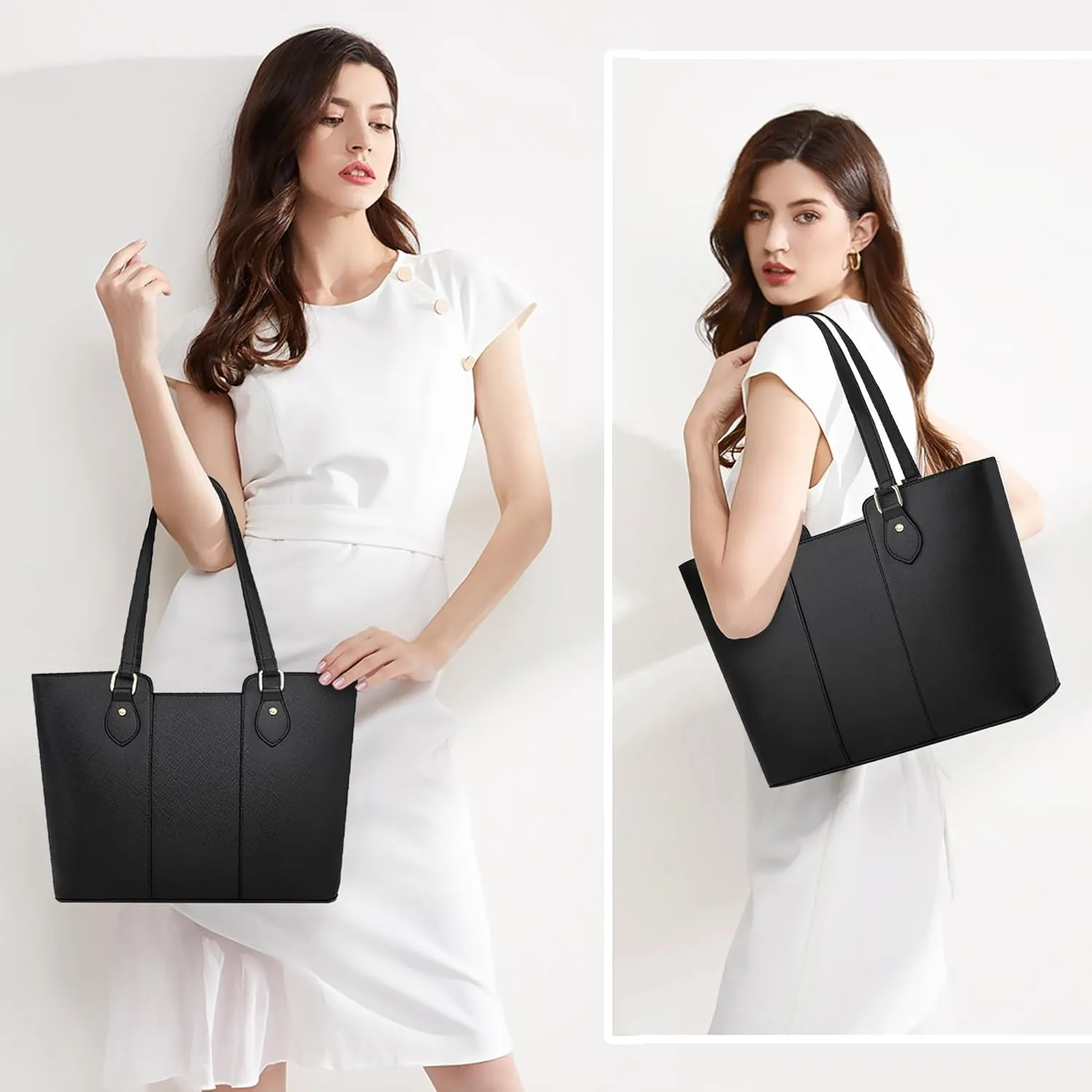 CHICAROUSAL Tote Bag for Women Large Handbags and Purses for Women PU Leather Womens Shoulder Bags