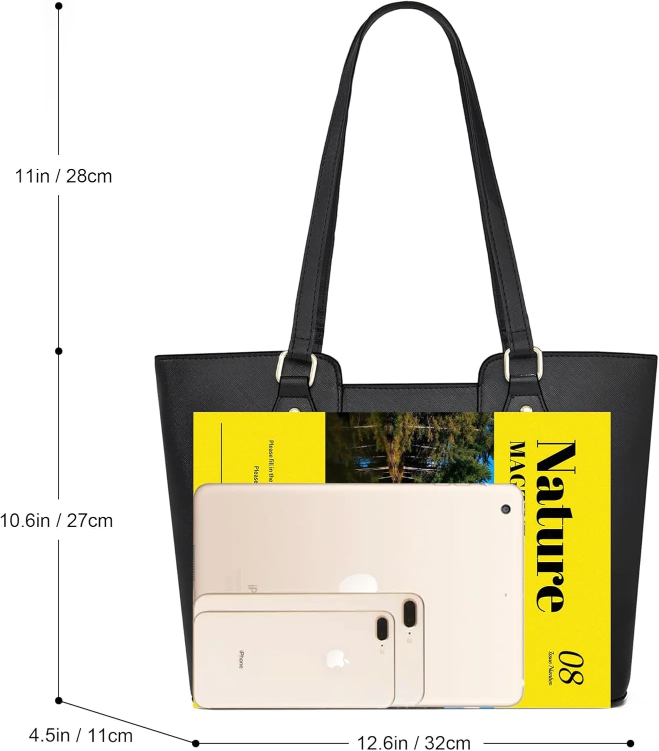 CHICAROUSAL Tote Bag for Women Large Handbags and Purses for Women PU Leather Womens Shoulder Bags