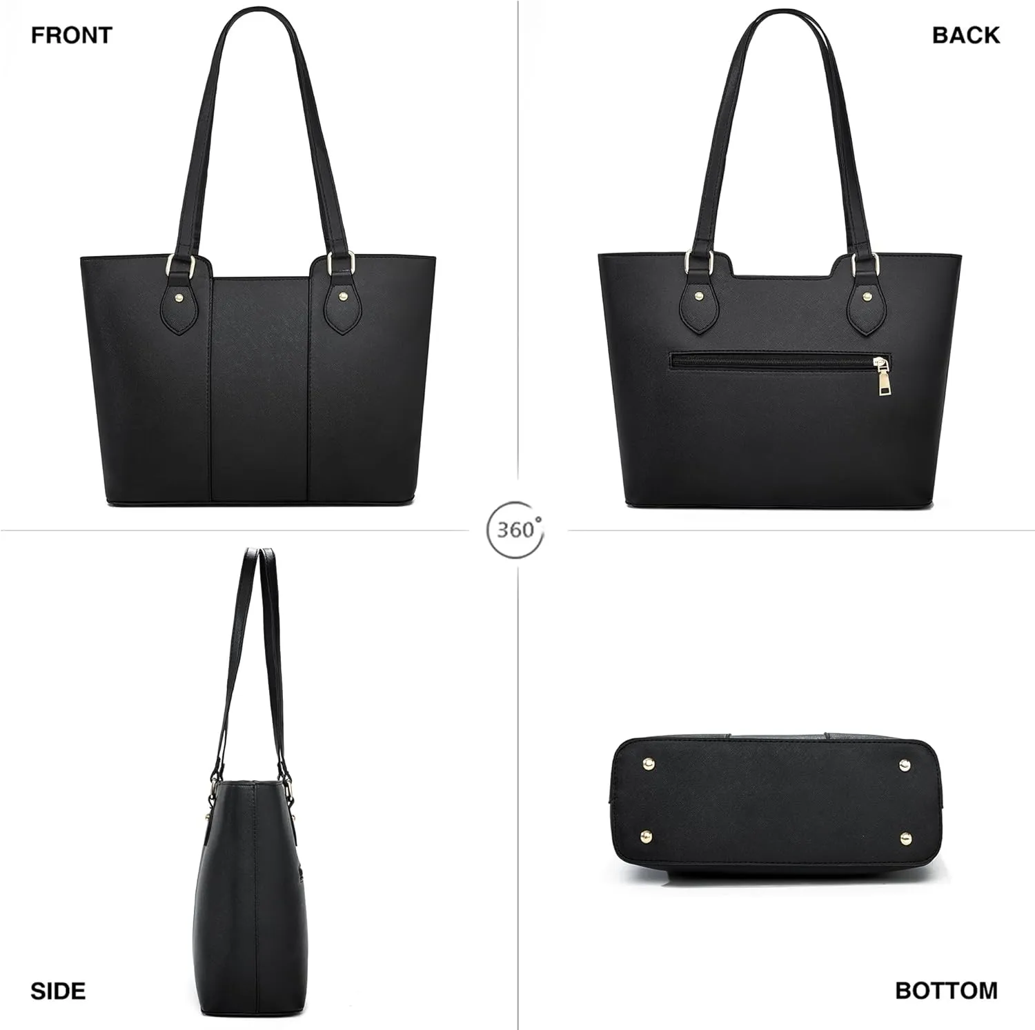 CHICAROUSAL Tote Bag for Women Large Handbags and Purses for Women PU Leather Womens Shoulder Bags