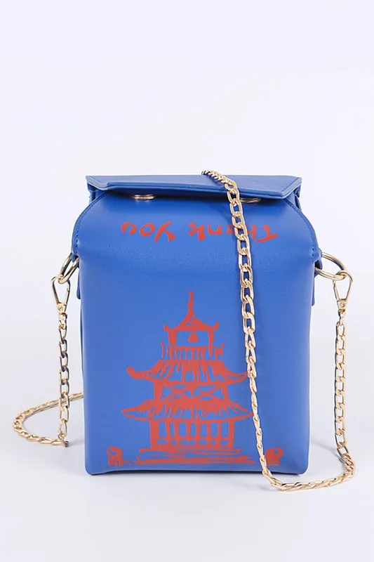 Chinese Take Out Box Fashion Clutch
