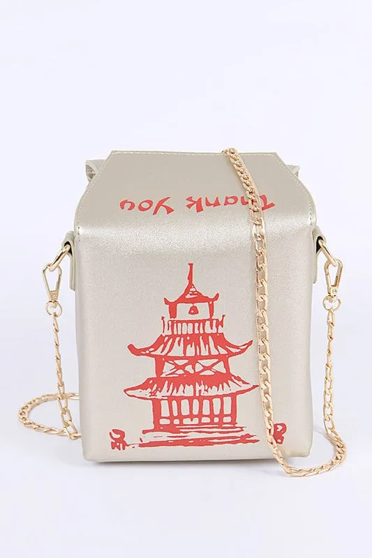 Chinese Take Out Box Fashion Clutch
