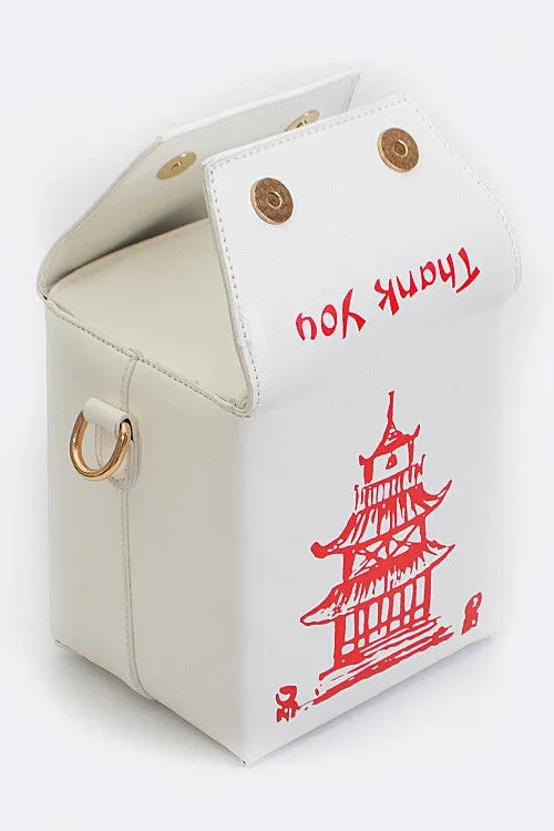 Chinese Take Out Box Fashion Clutch