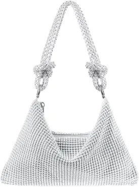 Clutch Purse for Women,Sparkly Rhinestone Evening Bag Wedding & Party Accessories,Handbag Fits Phone,Wallet & Lipstick