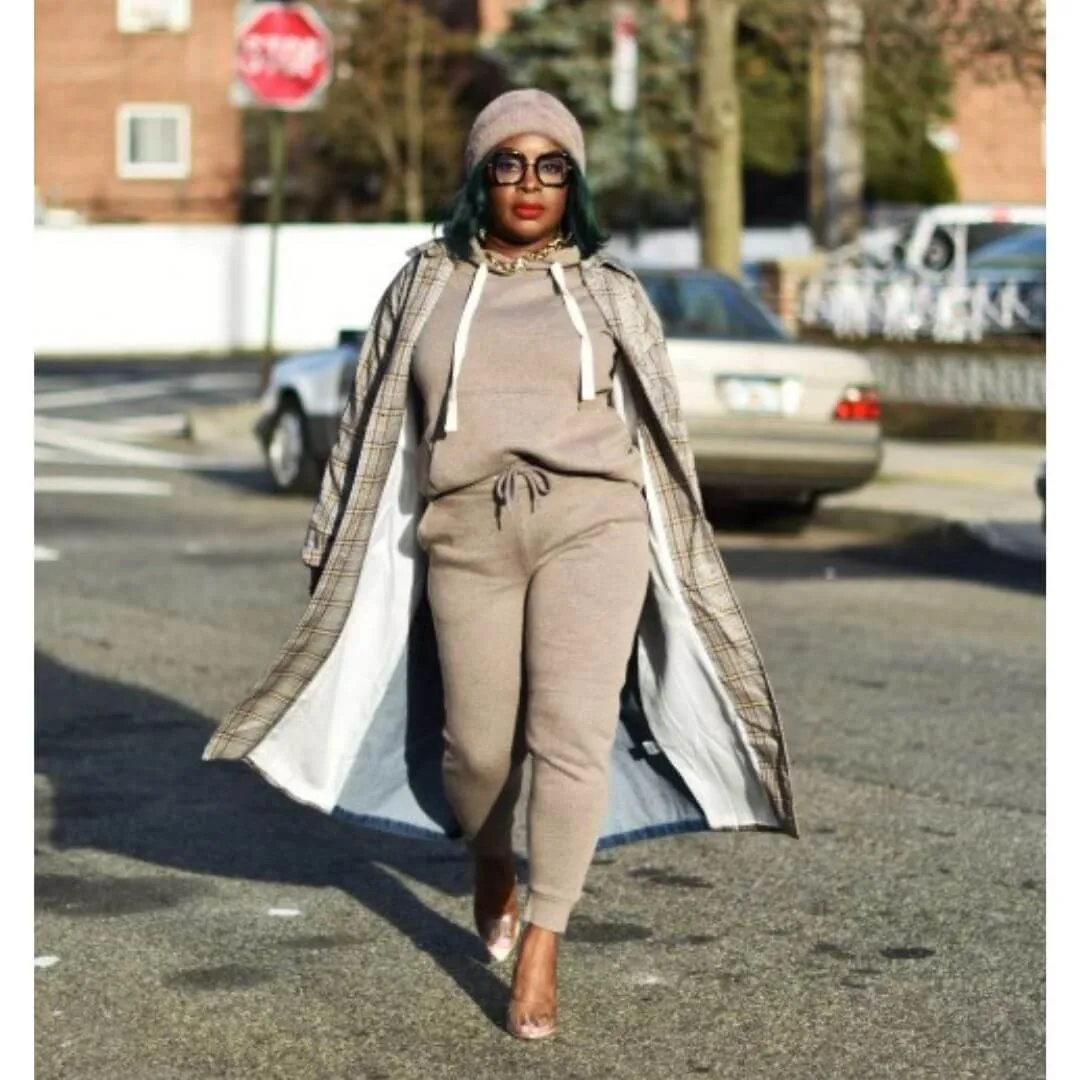 Downtown Color-Blocked Trench Coat