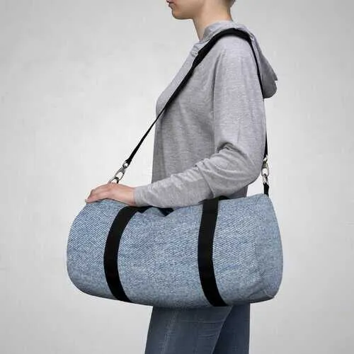 Duffel Bags, Blue Denim Style Bag