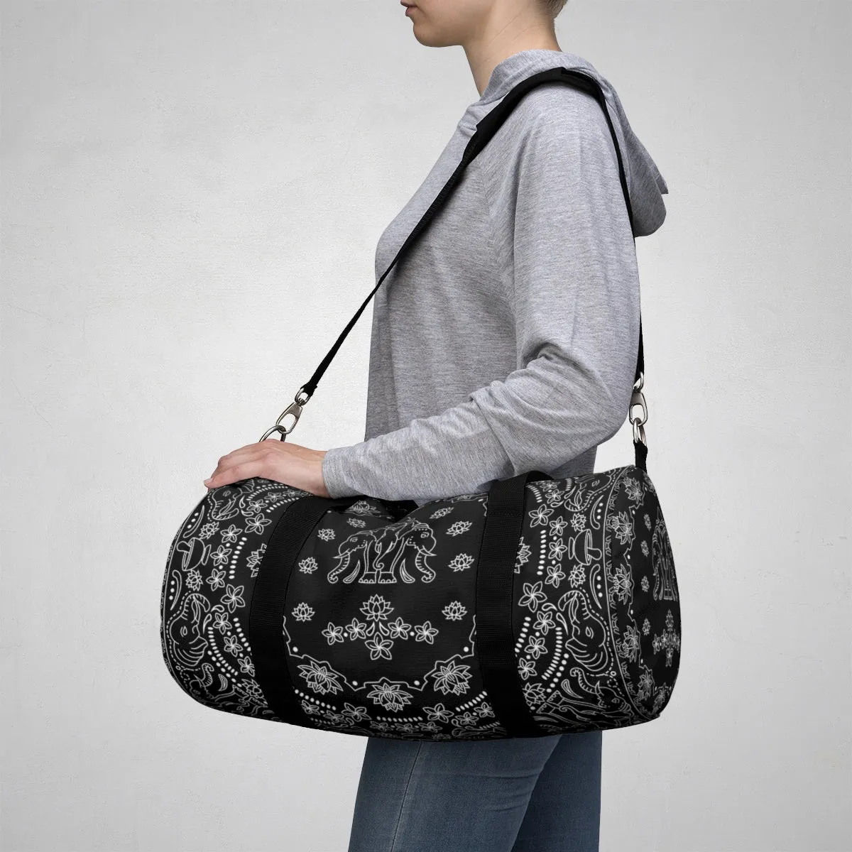 Elephant Bandana All-Over Duffle Bag