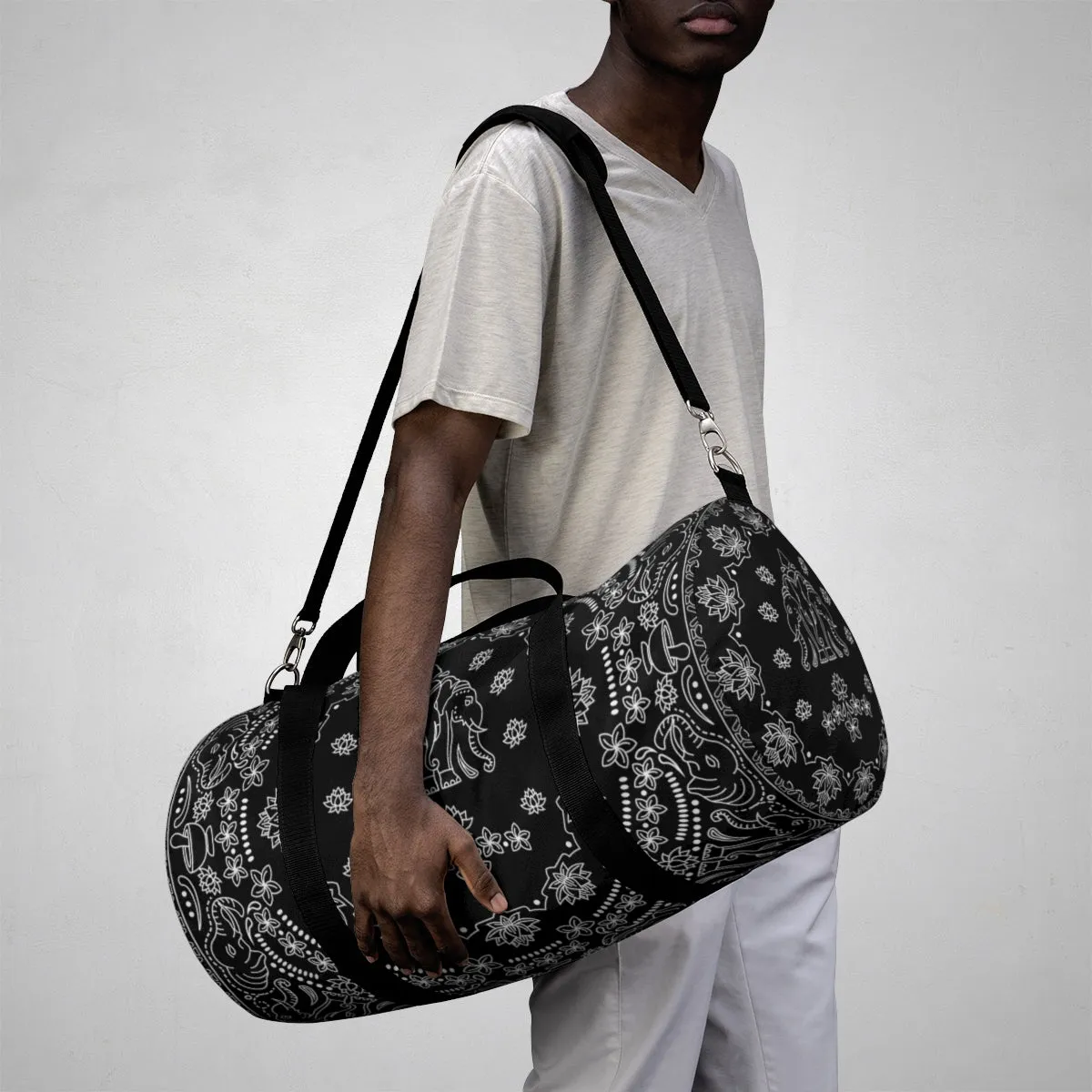 Elephant Bandana All-Over Duffle Bag