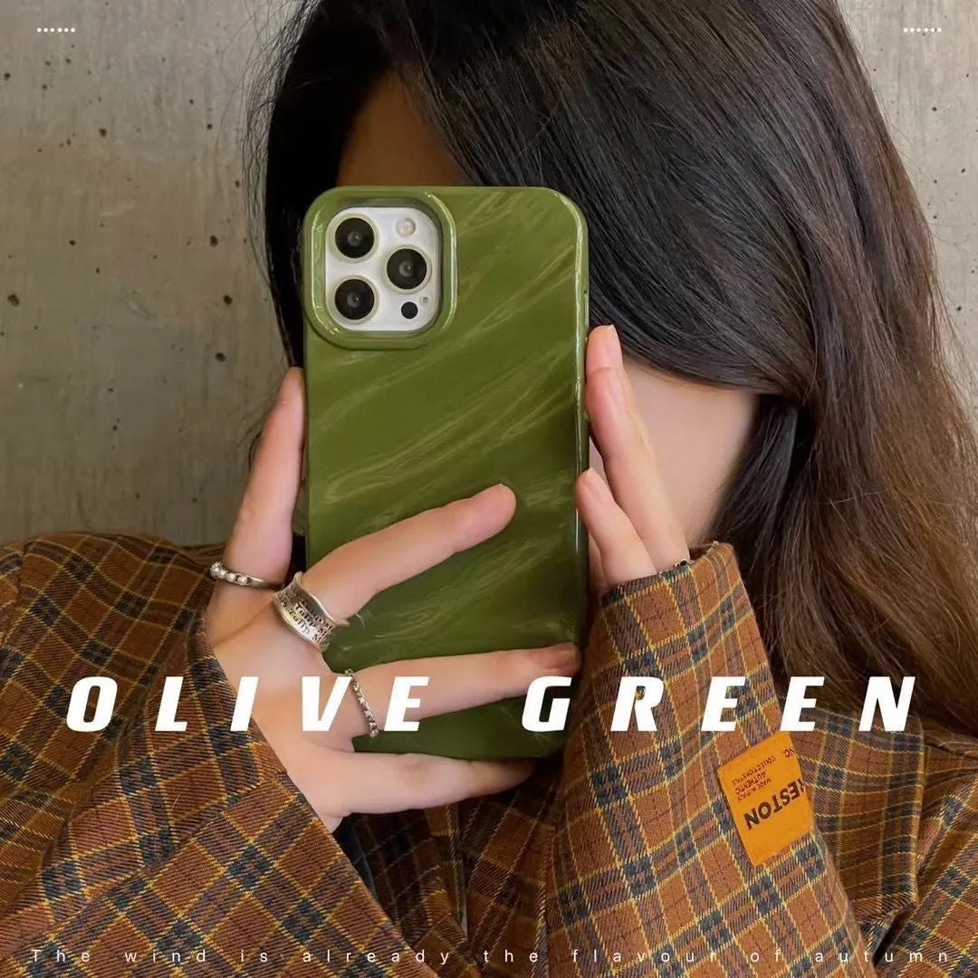 Glossy Luxe Texture Iphone Cover