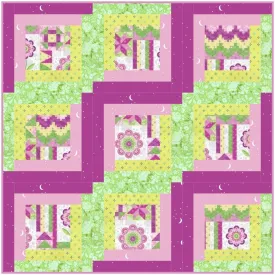 Grab & Go - Baby/Wall Quilt - Blossom Rose