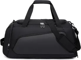 Gym Bag for Men Women 55L Lightweight Duffle Bag with Shoe Compartment & Wet Pocket Carry On Travel Duffel Bag for Sports, Gym, Yoga, Hiking, Camping Oxford Tactical Weekender Overnight Bag