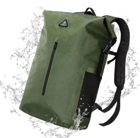 Haimont Dry Backpack Waterproof TPU Bag 30L, Lightweight Roll Top Dry Bag with Laptop Pocket for Kayaking, Boating, Rafting