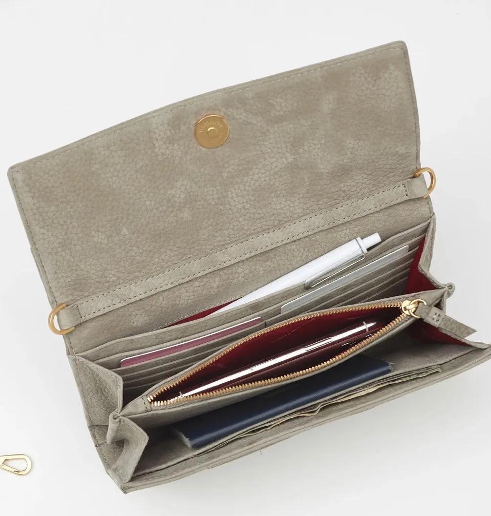 Hammit AJ CROSSBODY CLUTCH- grey