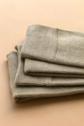 Ivory Long Over the Knee Socks / 6 pairs