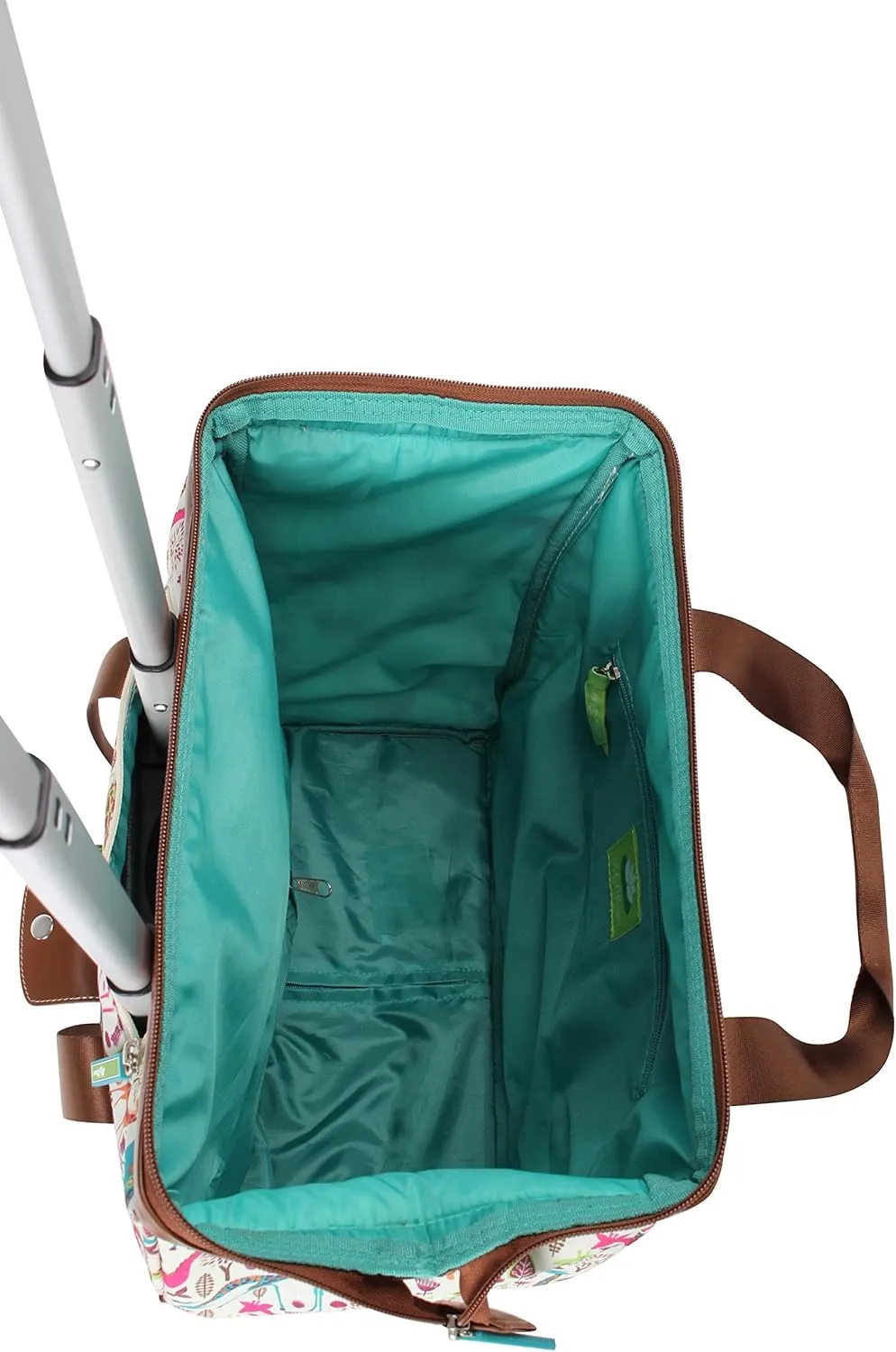 Lily Bloom Design Pattern Carry on Bag Wheeled Cabin Tote (Giraffe Park)