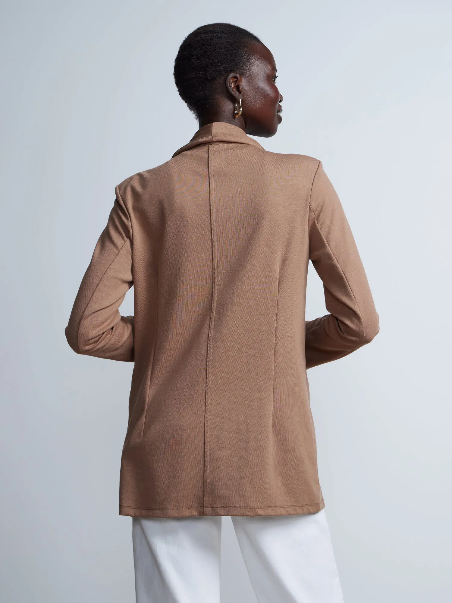 Long Sleeve Ponte Blazer