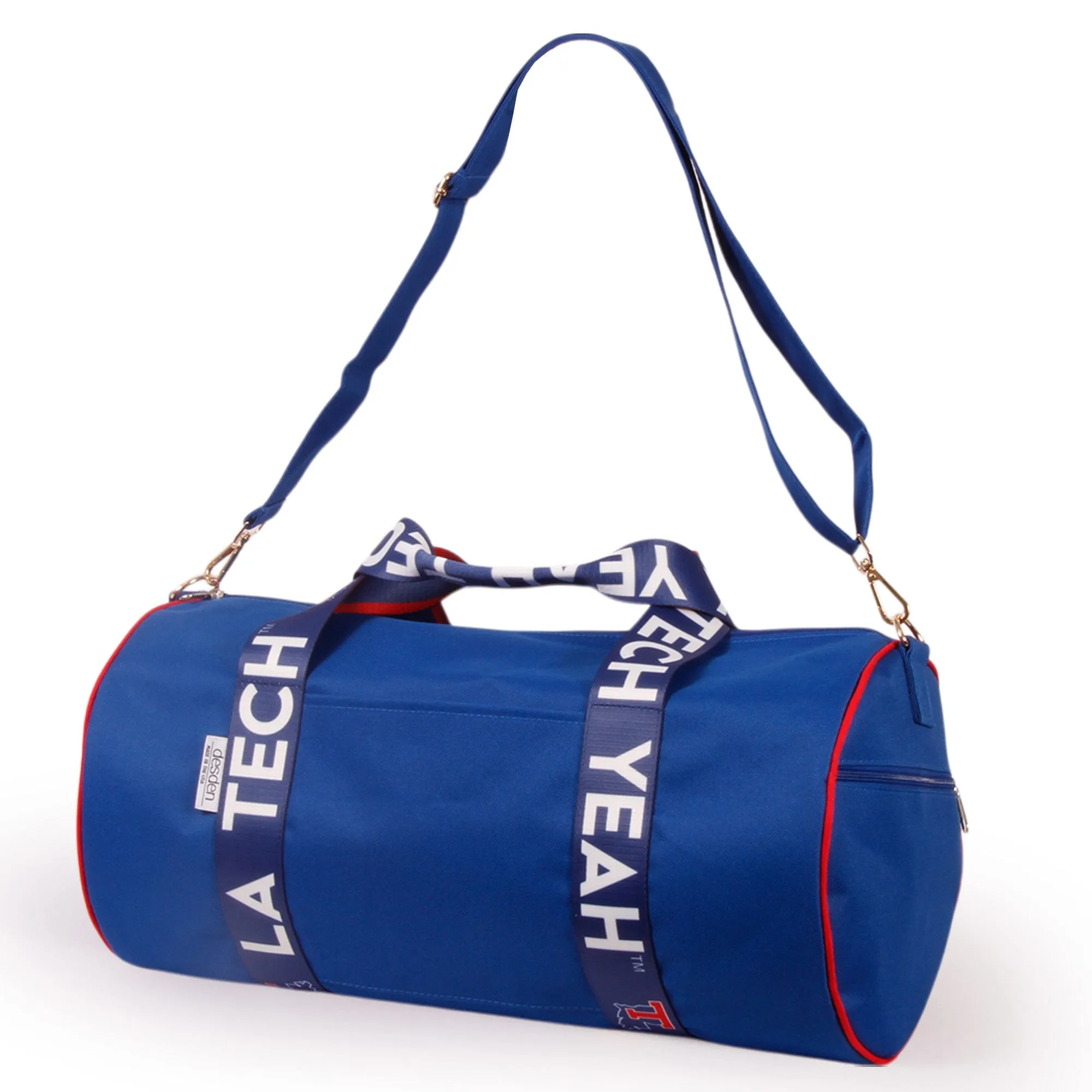 Louisiana Tech Round Duffel by Desden