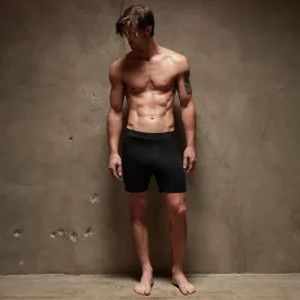 Luxe Lotus Relaxed Fit Boxer Short - Black