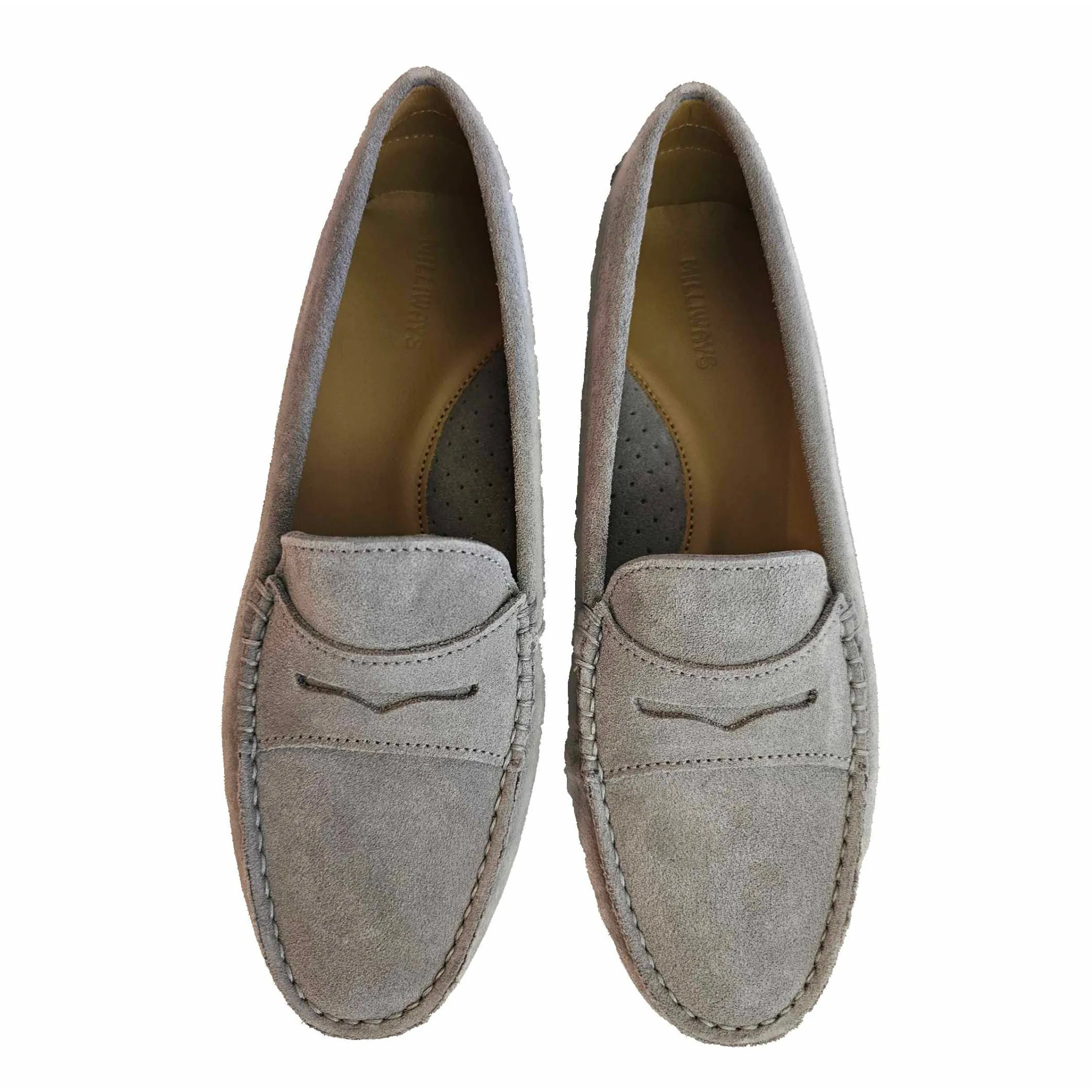 Milliways, Wildleder-Slipper in Grau