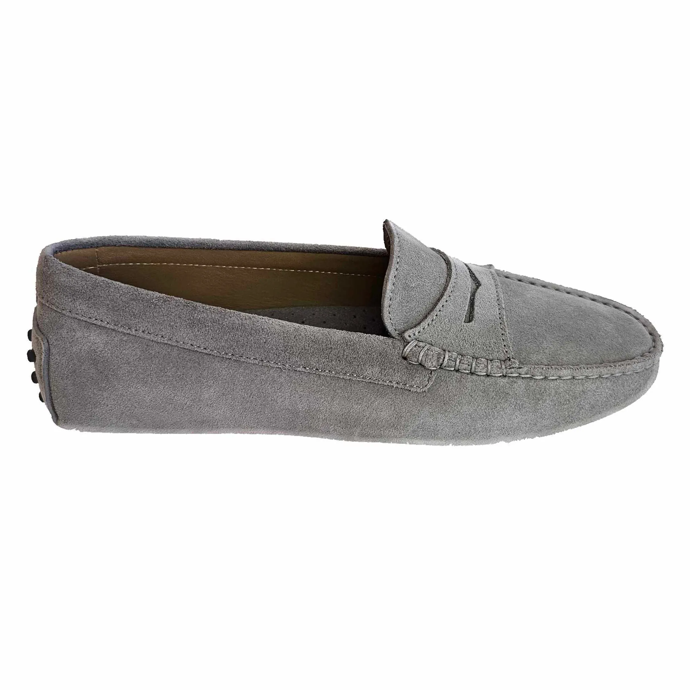 Milliways, Wildleder-Slipper in Grau