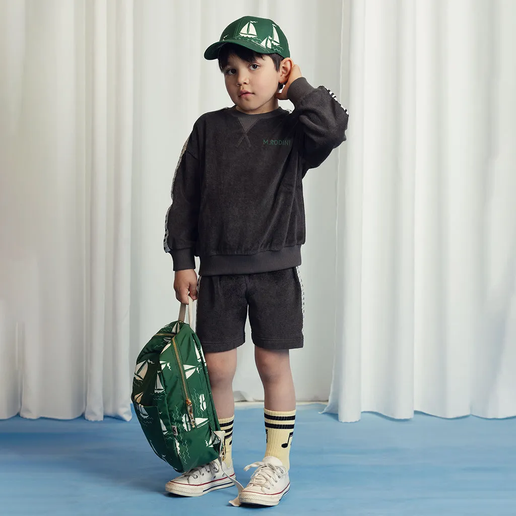 Mini Rodini Sailing Boats Backpack Green