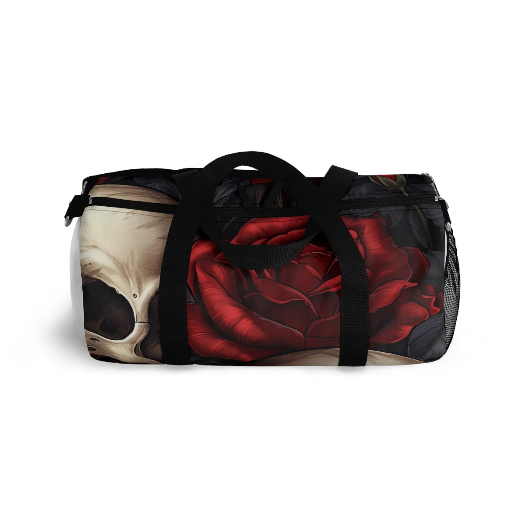 MR39-7Gothic Skulls & Roses Duffel Bag