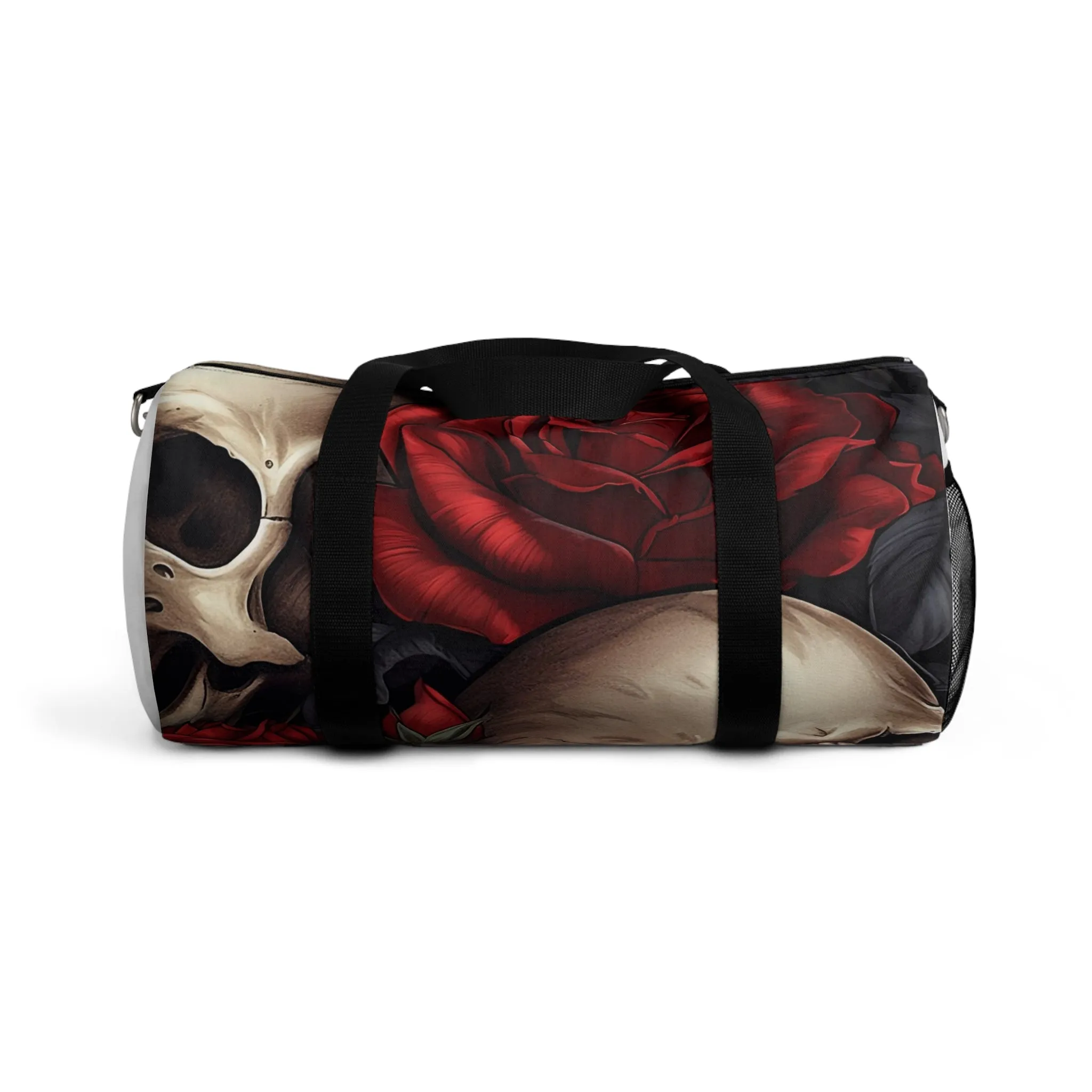 MR39-7Gothic Skulls & Roses Duffel Bag