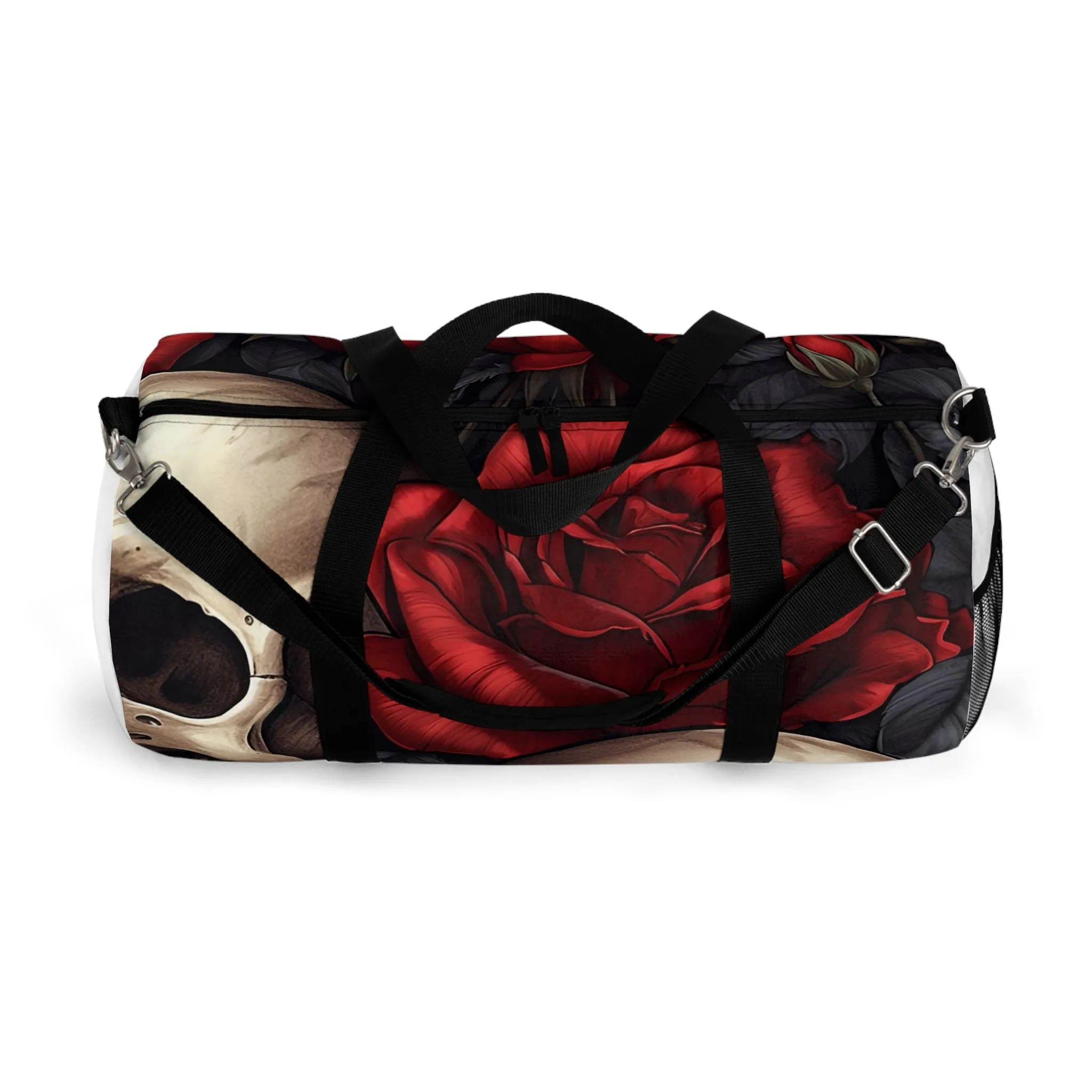 MR39-7Gothic Skulls & Roses Duffel Bag