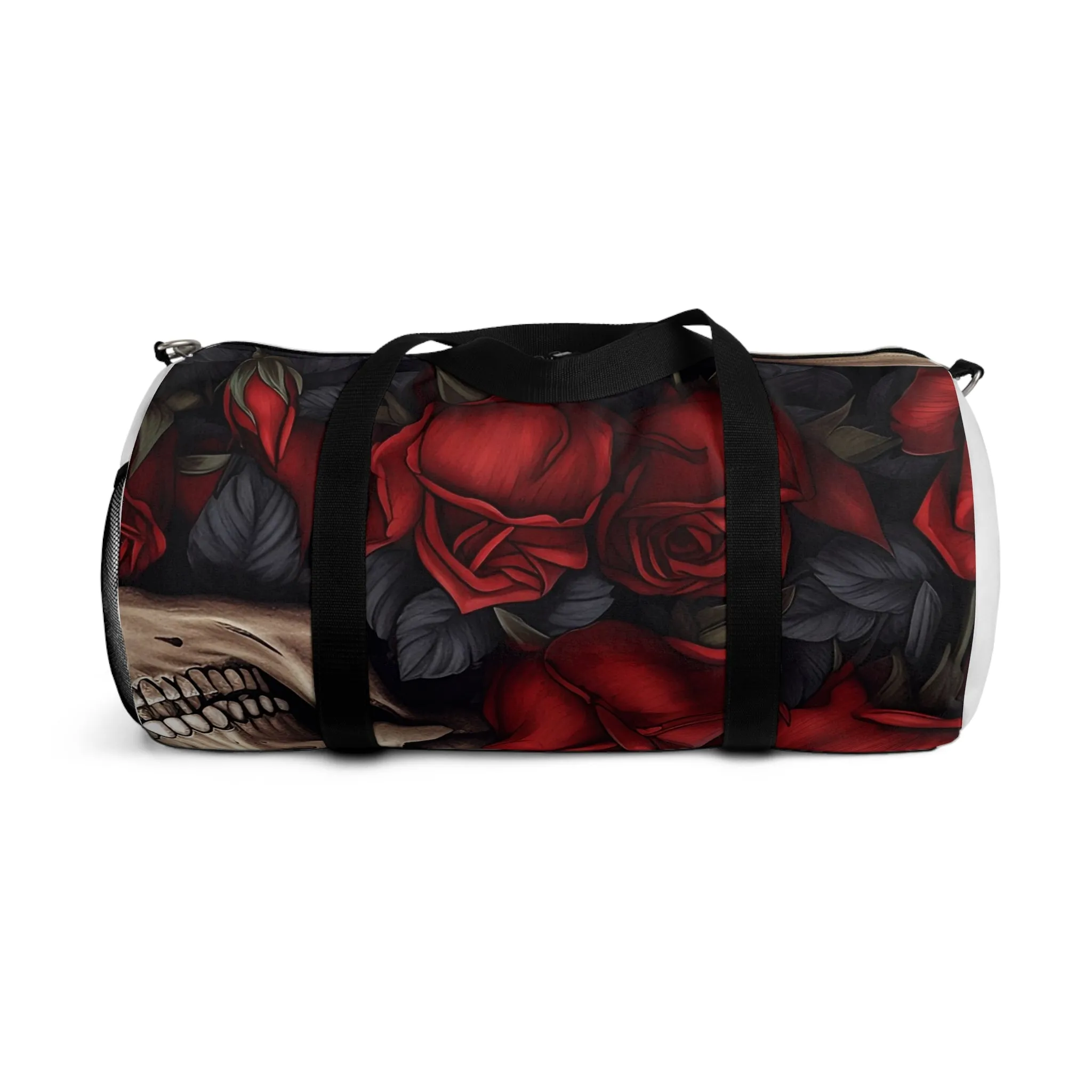 MR39-7Gothic Skulls & Roses Duffel Bag