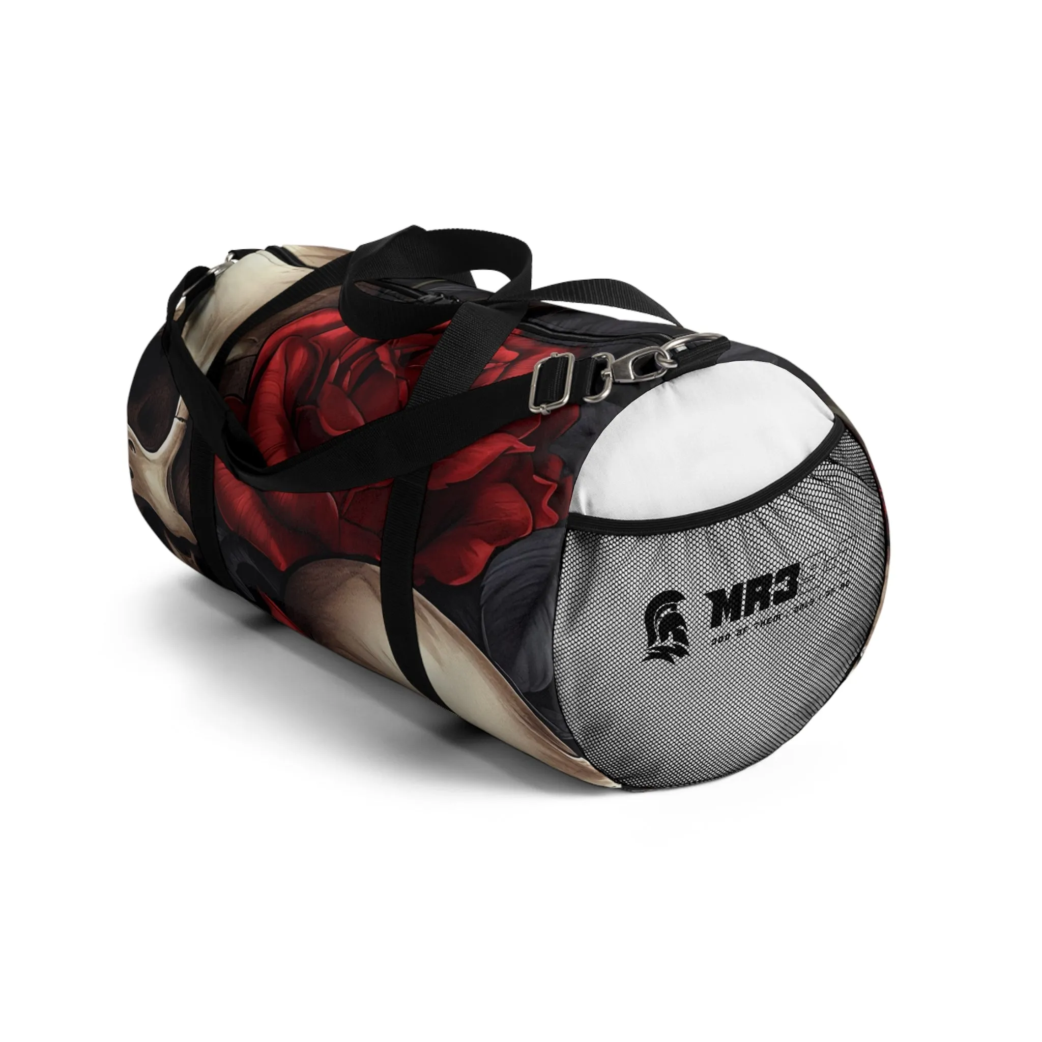 MR39-7Gothic Skulls & Roses Duffel Bag