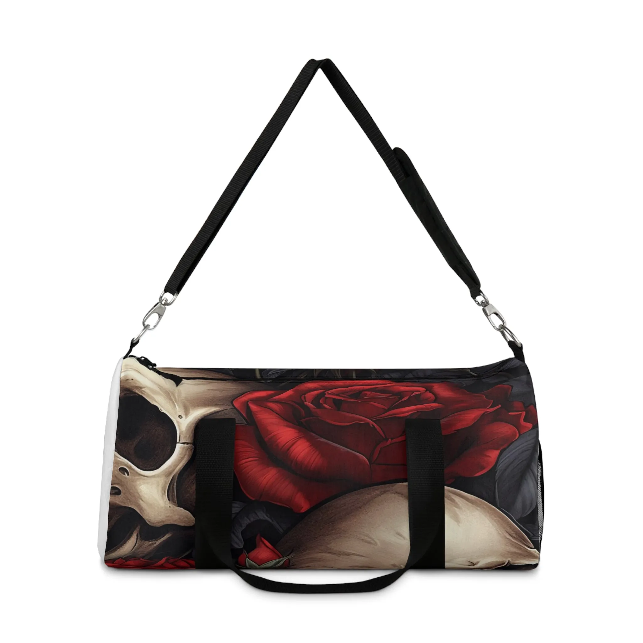 MR39-7Gothic Skulls & Roses Duffel Bag