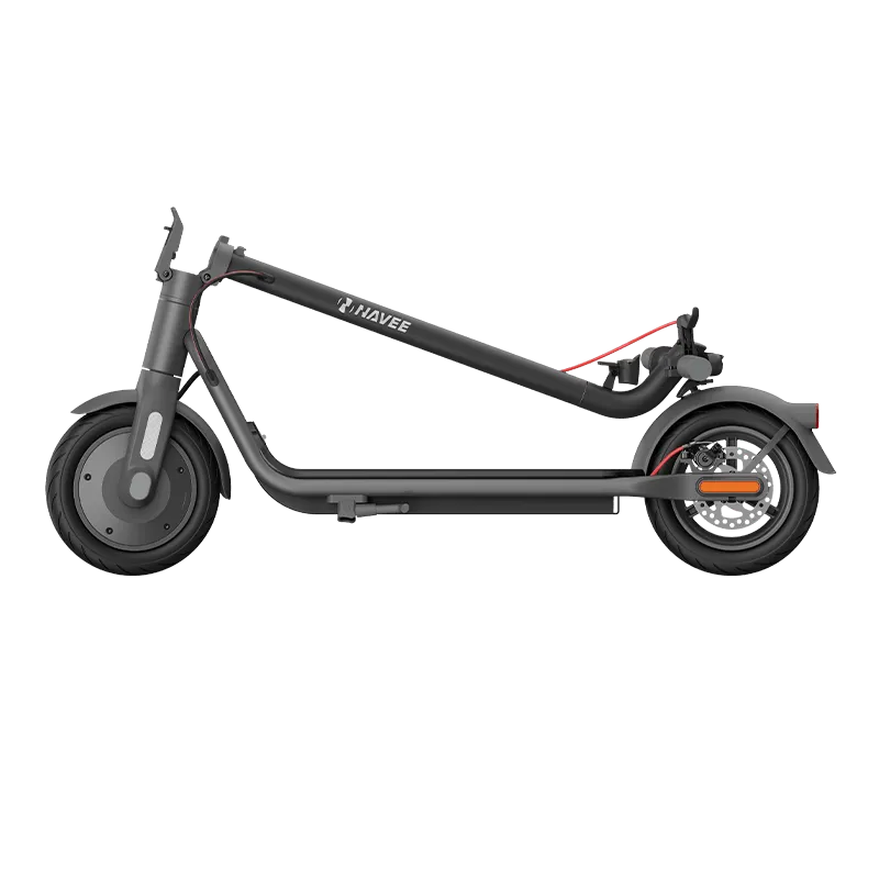 NAVEE V40 Foldable Electric Scooter w/ 25 Miles Max Operating Range & 20 mph Max Speed - Black