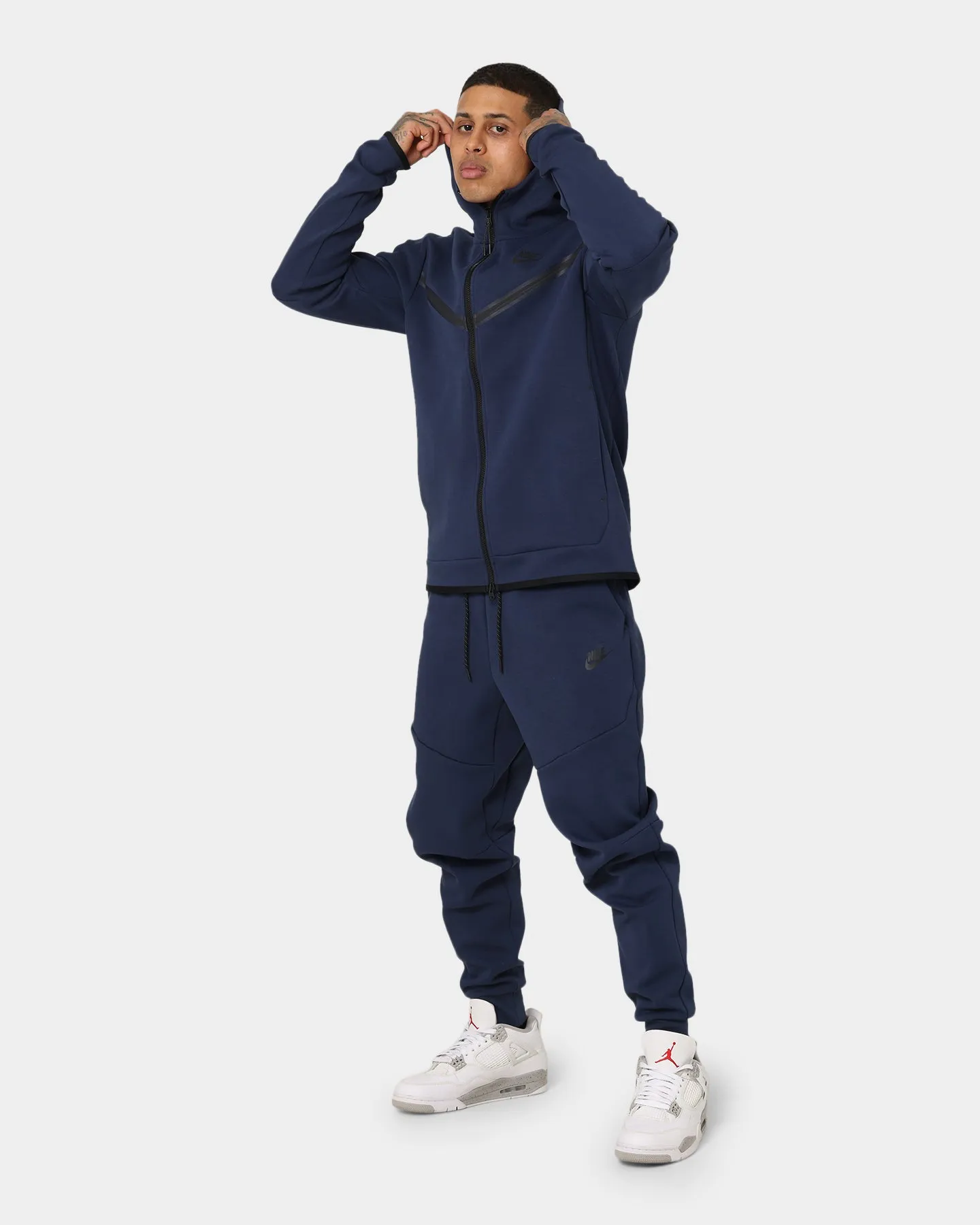 Nike Sportswear Tech Fleece Hoodie Midnight Navy/Black